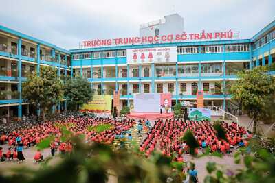 HĐ Giáo dục truyền thống tại trường THCS Trần Phú